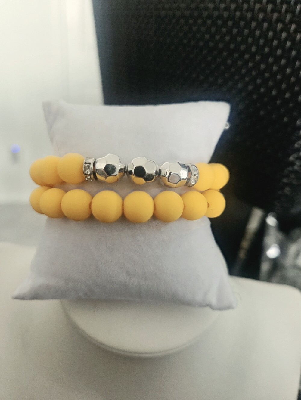 Paparazzi Matte Yellow Bracelet NWT